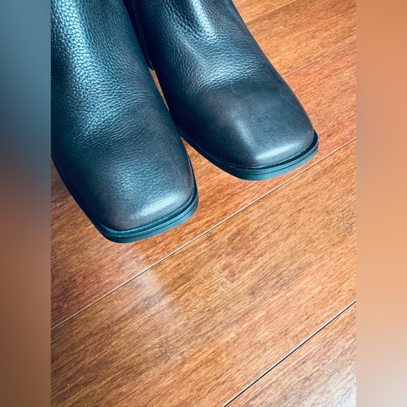 Paul green Nirvana square toe block heels ankle zip up bootie brown Au 5 US 7.5 - Picture 6 of 12